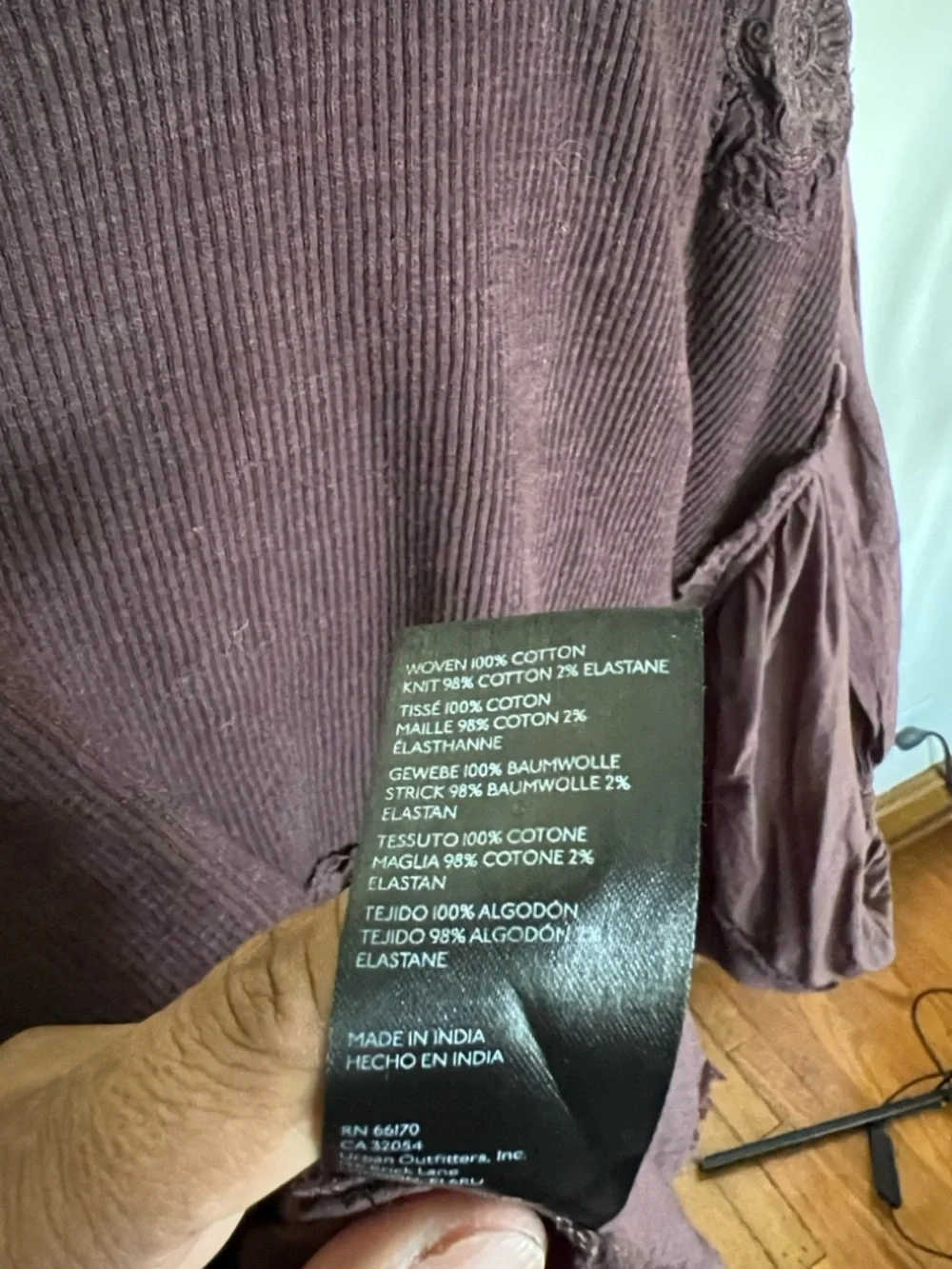 Free People Brown Boho Peasant Tunic - Picture 8 of 10